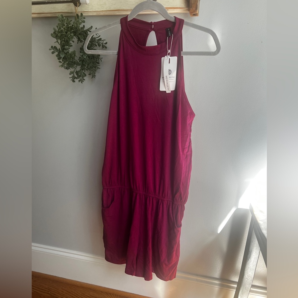 🎁🎁 NWT Merokeety Cotton Romper - L